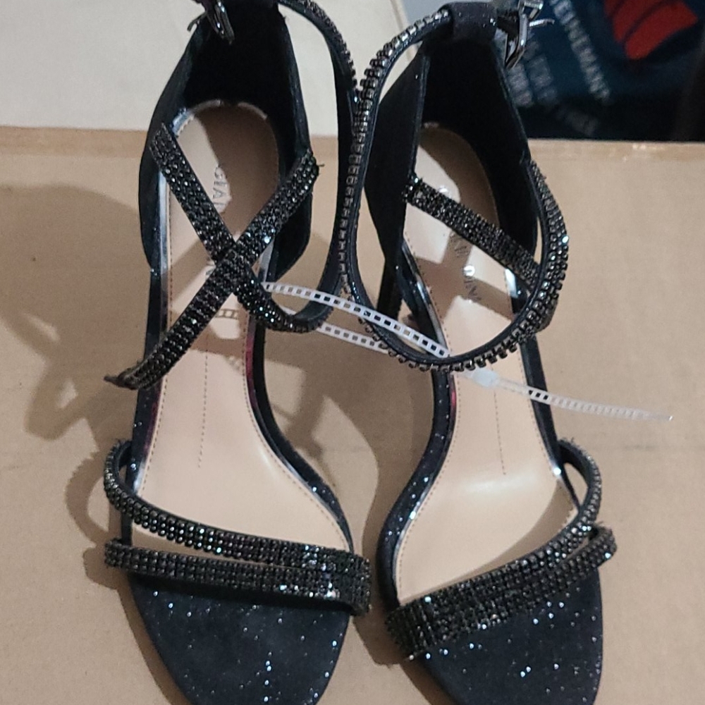 Black high heels